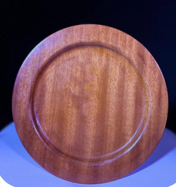 Wood Charger Plate