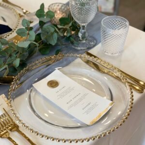 Glass Charger Plates