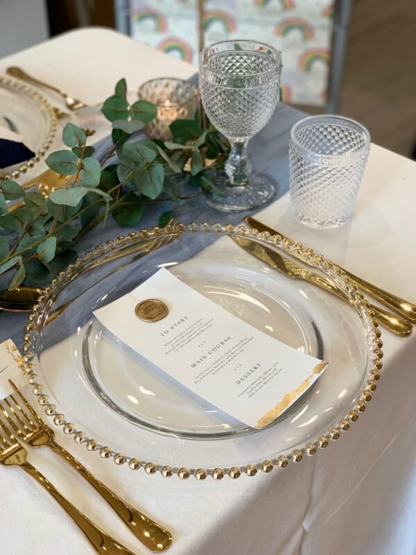 Glass Charger Plate