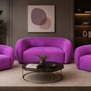 Purple sofa