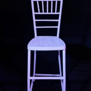 Long White Chair